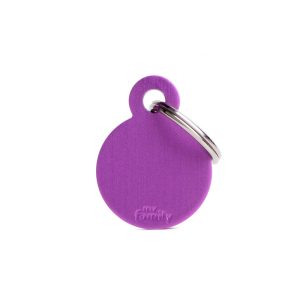 id-tag-basic-collection-small-round-purple-aluminum