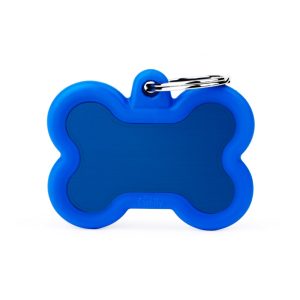 myfamily-id-tag-hushtag-collection-aluminium-blue-bone-with-blue-rubber